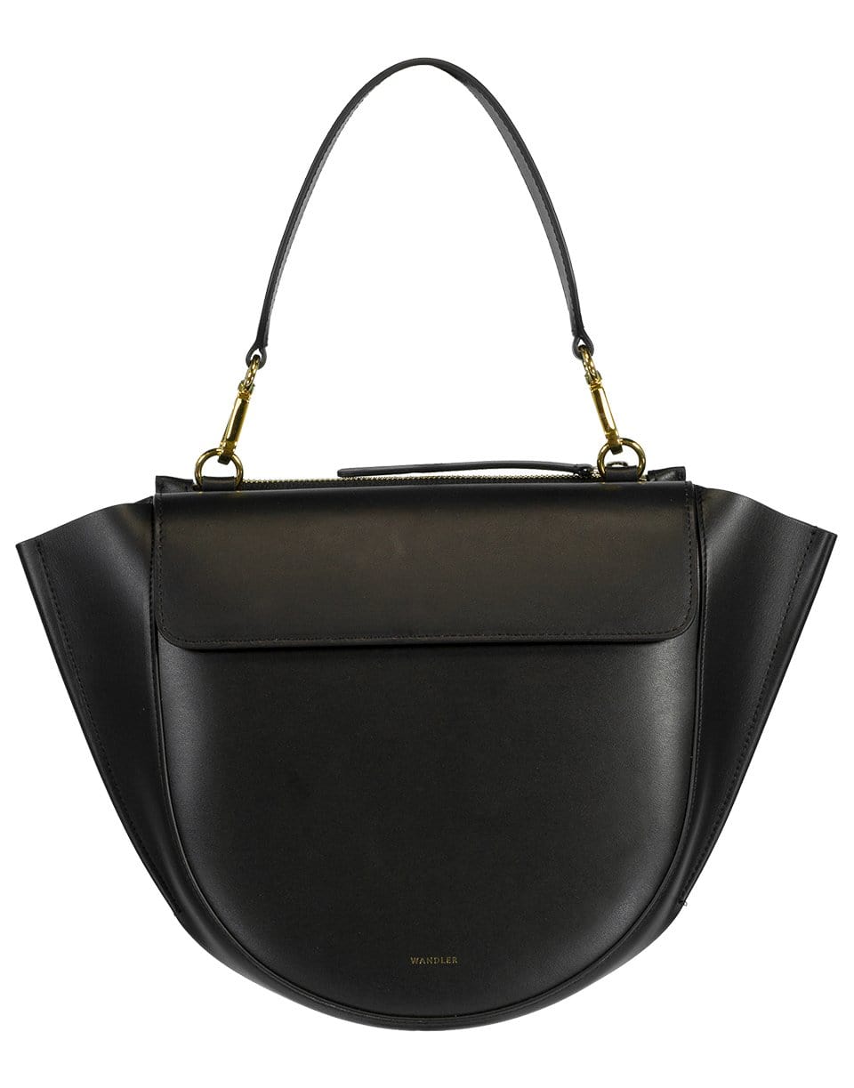 WANDLER-Black Hortensia Medium Bag-BLACK