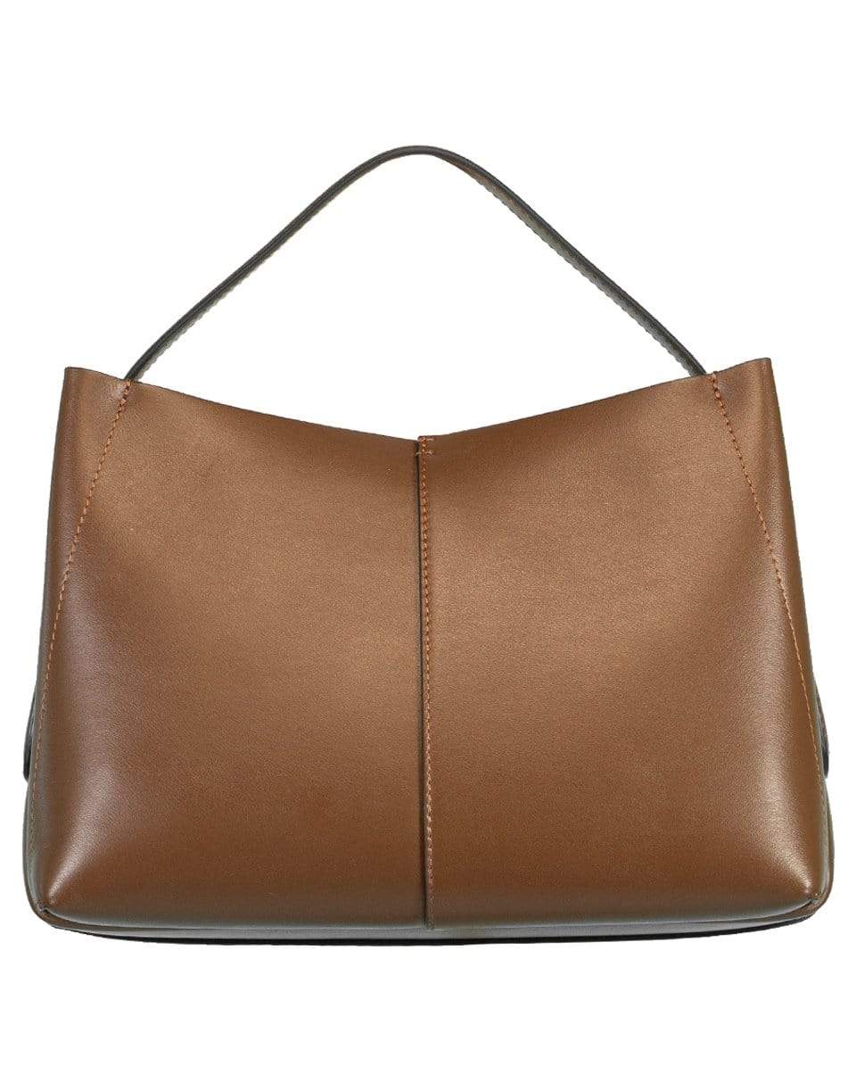 WANDLER-Cacao Ava Tote Mini-CACAO