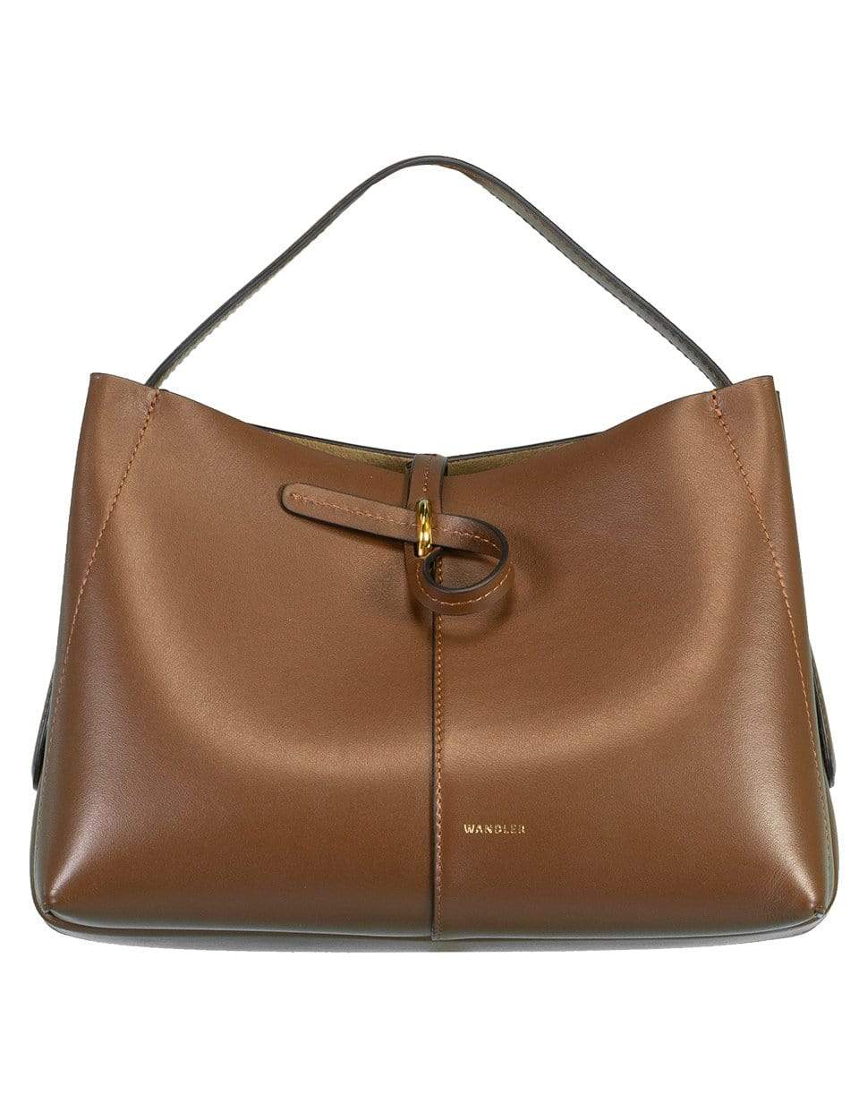 WANDLER-Cacao Ava Tote Mini-CACAO
