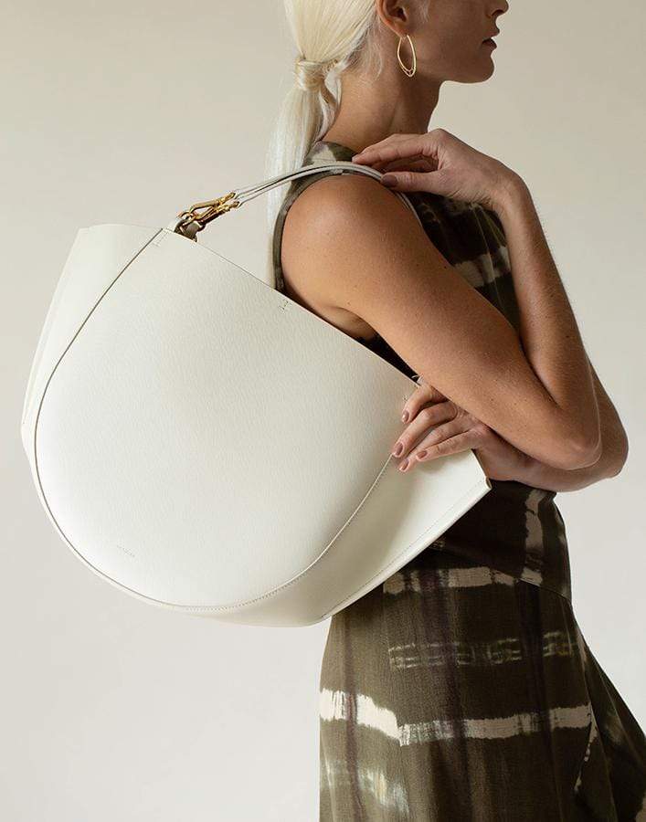 WANDLER-Cream Mia Tote-CREAM