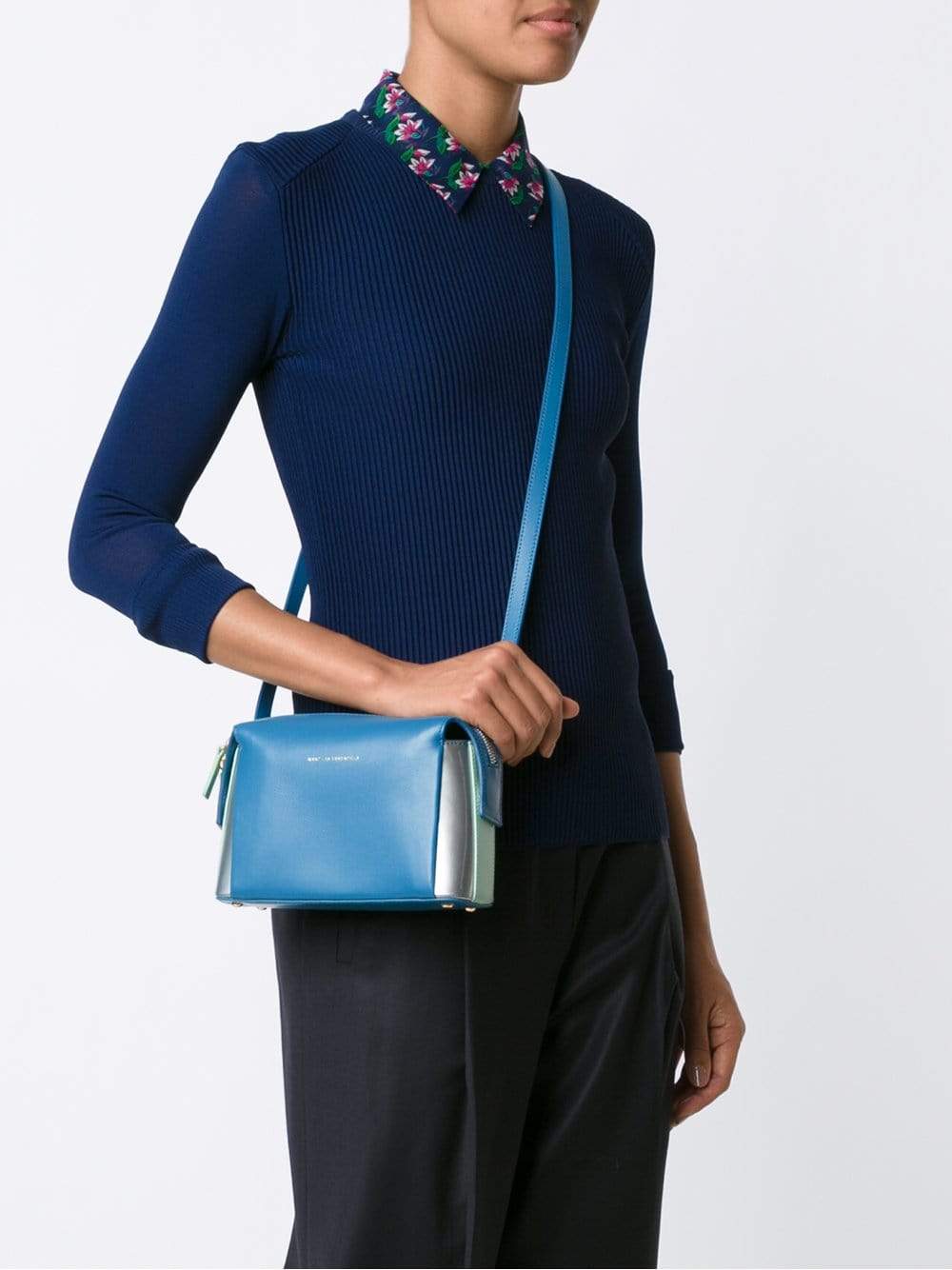 WANT Les Essentiels-City Cross Body Bag-BLUE