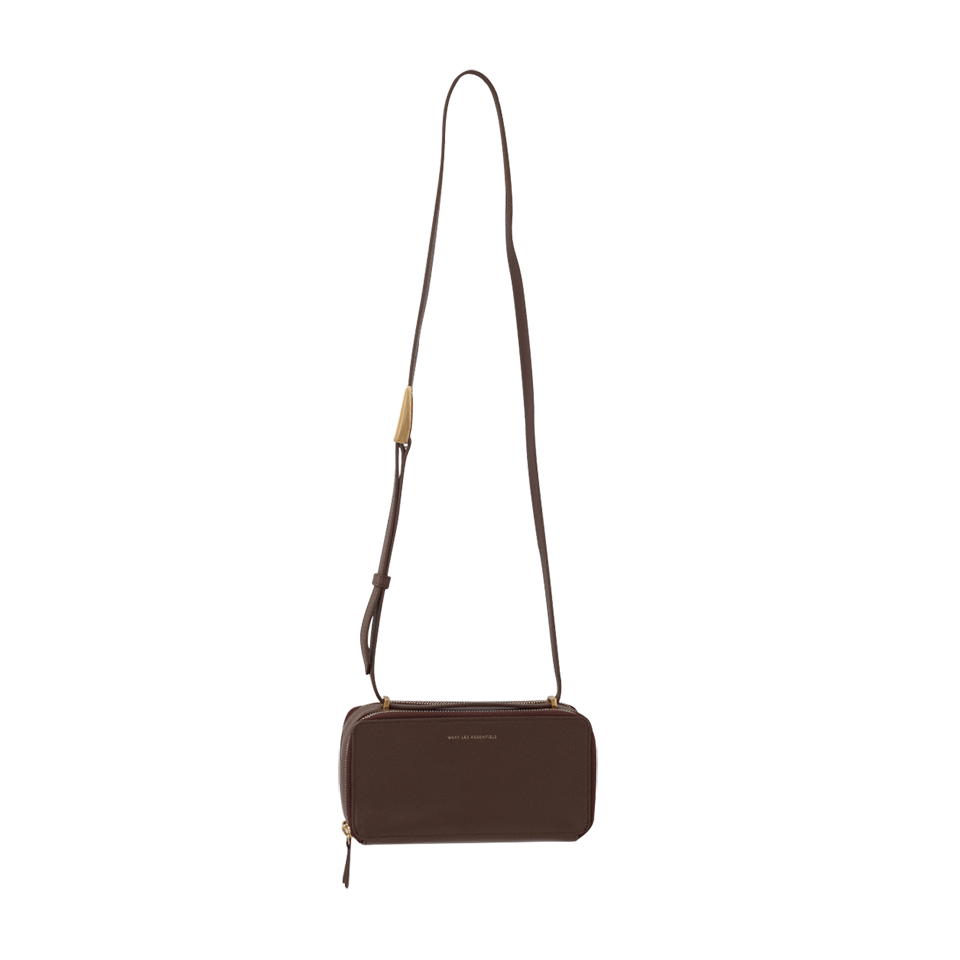 WANT Les Essentiels-Demiranda Shoulder Bag-MOCHA