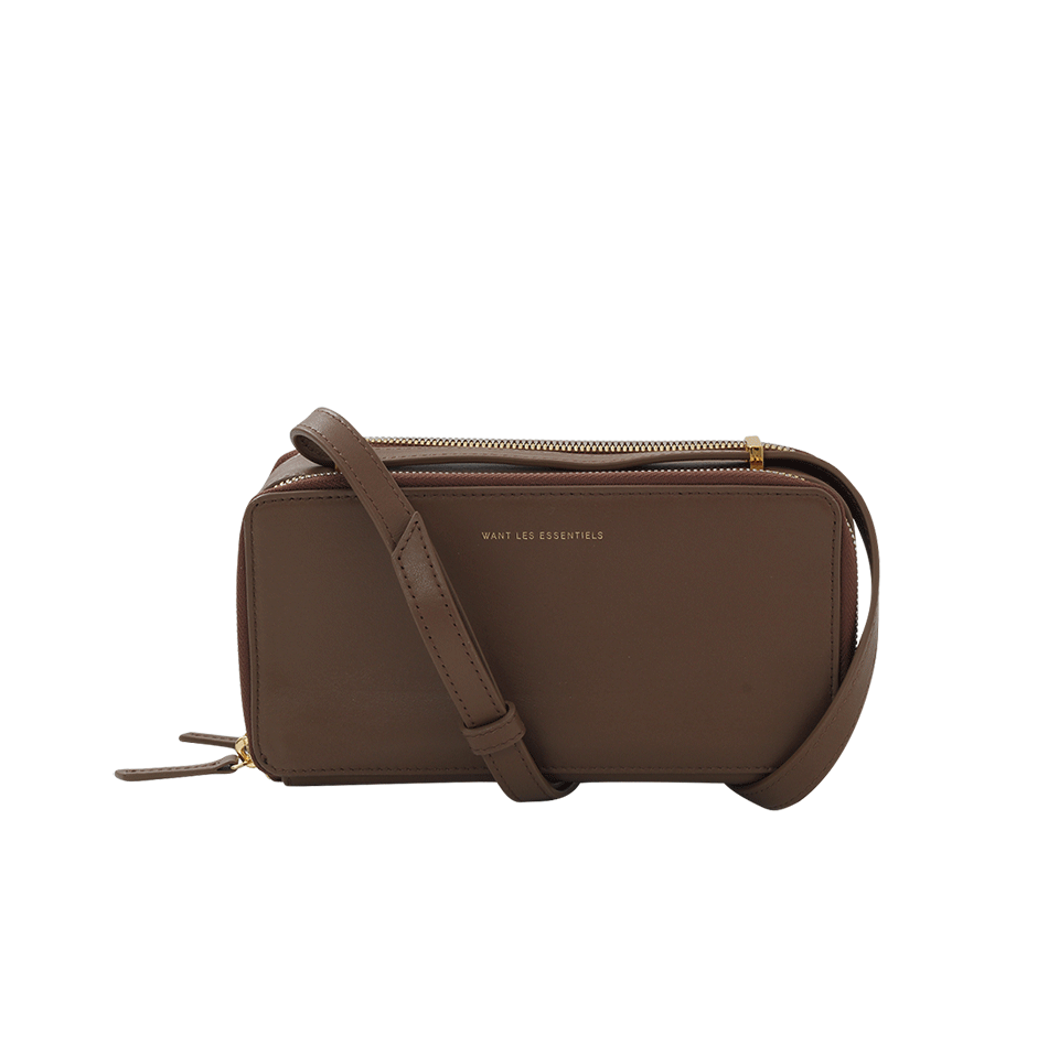 WANT Les Essentiels-Demiranda Shoulder Bag-MOCHA