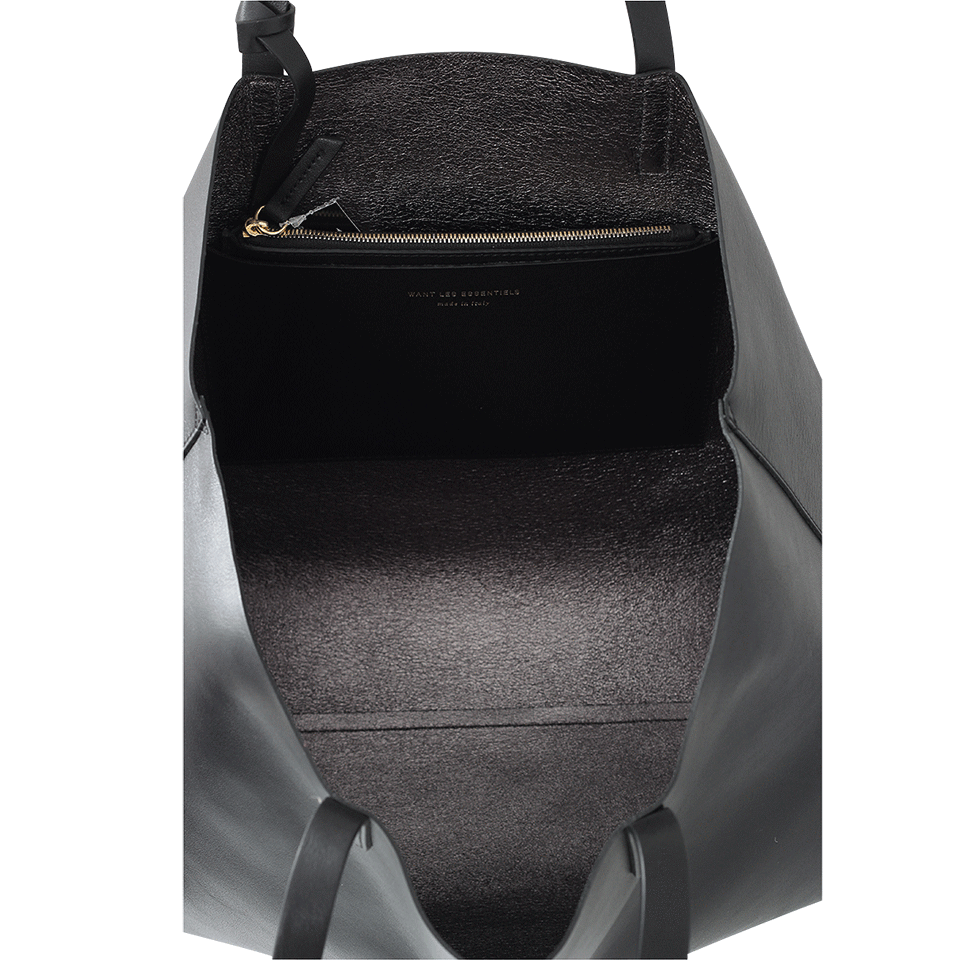 WANT Les Essentiels-Strauss Horizontal Tote-JET BLCK