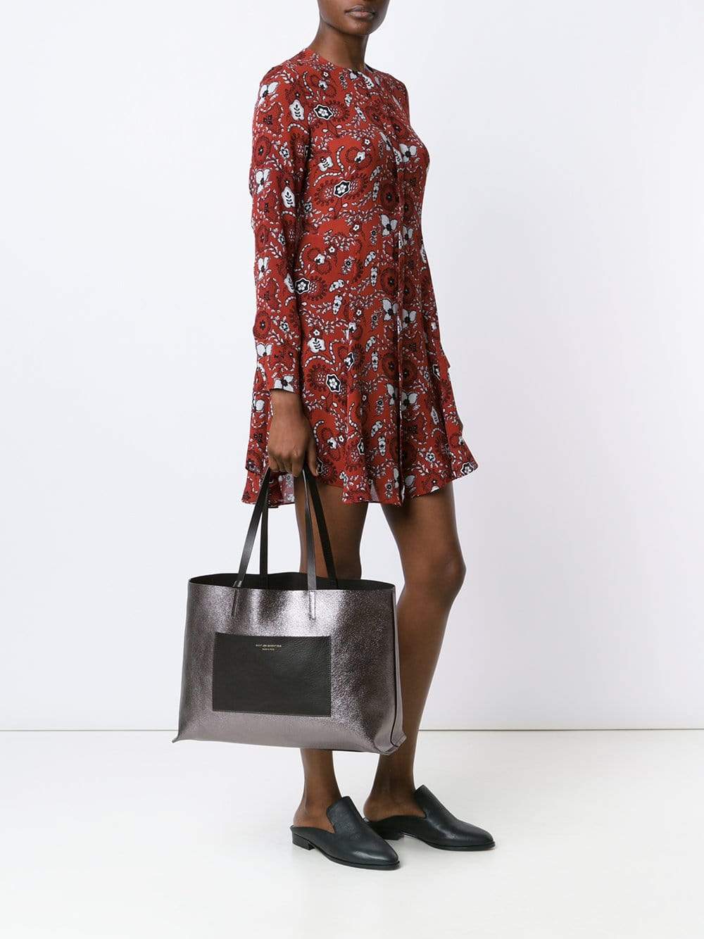 WANT Les Essentiels-Strauss Horizontal Tote-JET BLCK
