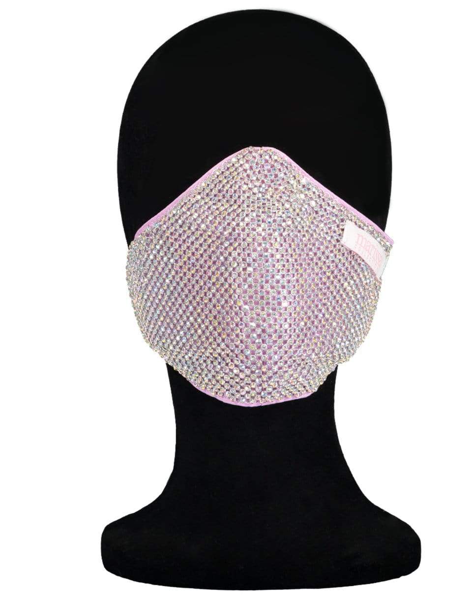 WE EAT AVOCADO TOAST-Rainbow Crystal Fabric Mask-RAINBOW