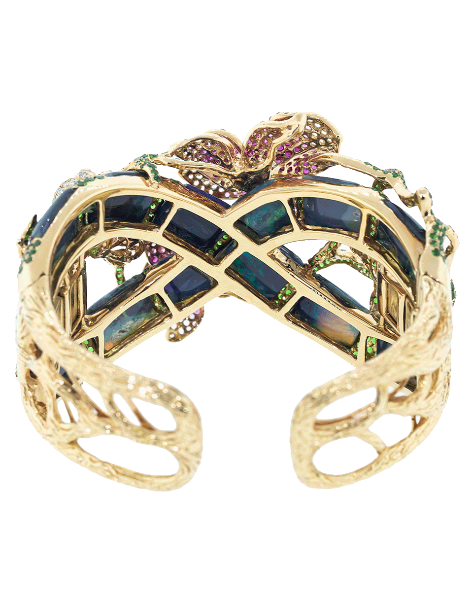 WENDY YUE-Flower Cuff Bracelet-ROSE GOLD