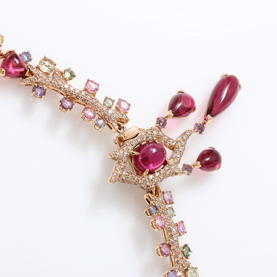 WENDY YUE-Butterfly Necklace-YELLOW GOLD