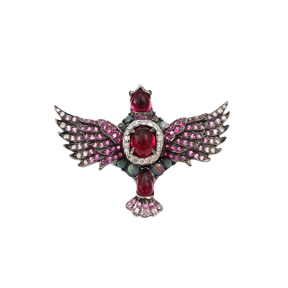 WENDY YUE-Phoenix Ring-BLACK GOLD