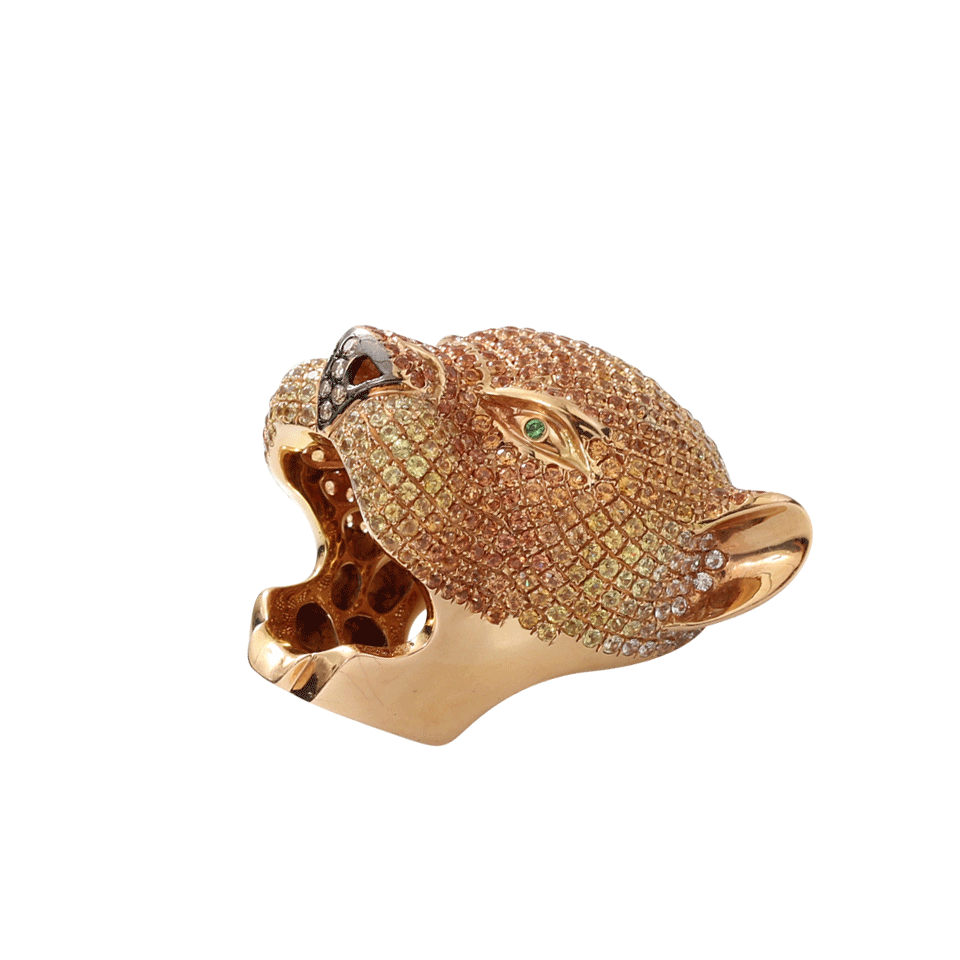 WENDY YUE-Panther Ring-ROSE GOLD