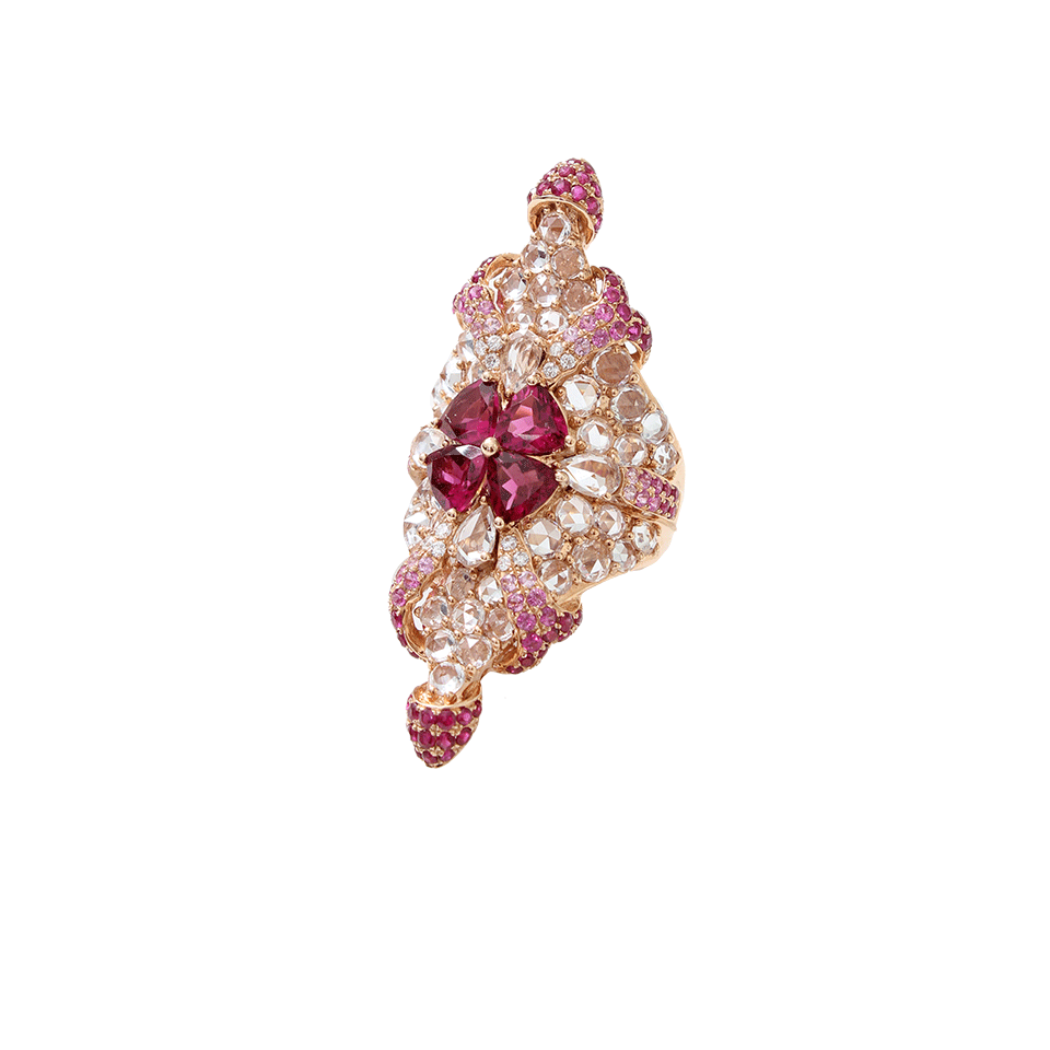 WENDY YUE-White Sapphire Ring-ROSE GOLD