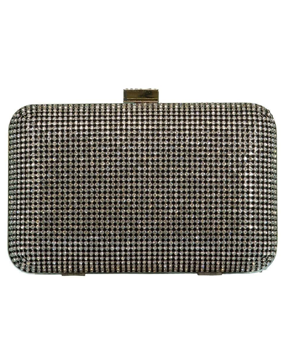 WHITING & DAVIS-Crystal Yves Minaudiere Box Clutch-CRYSTAL