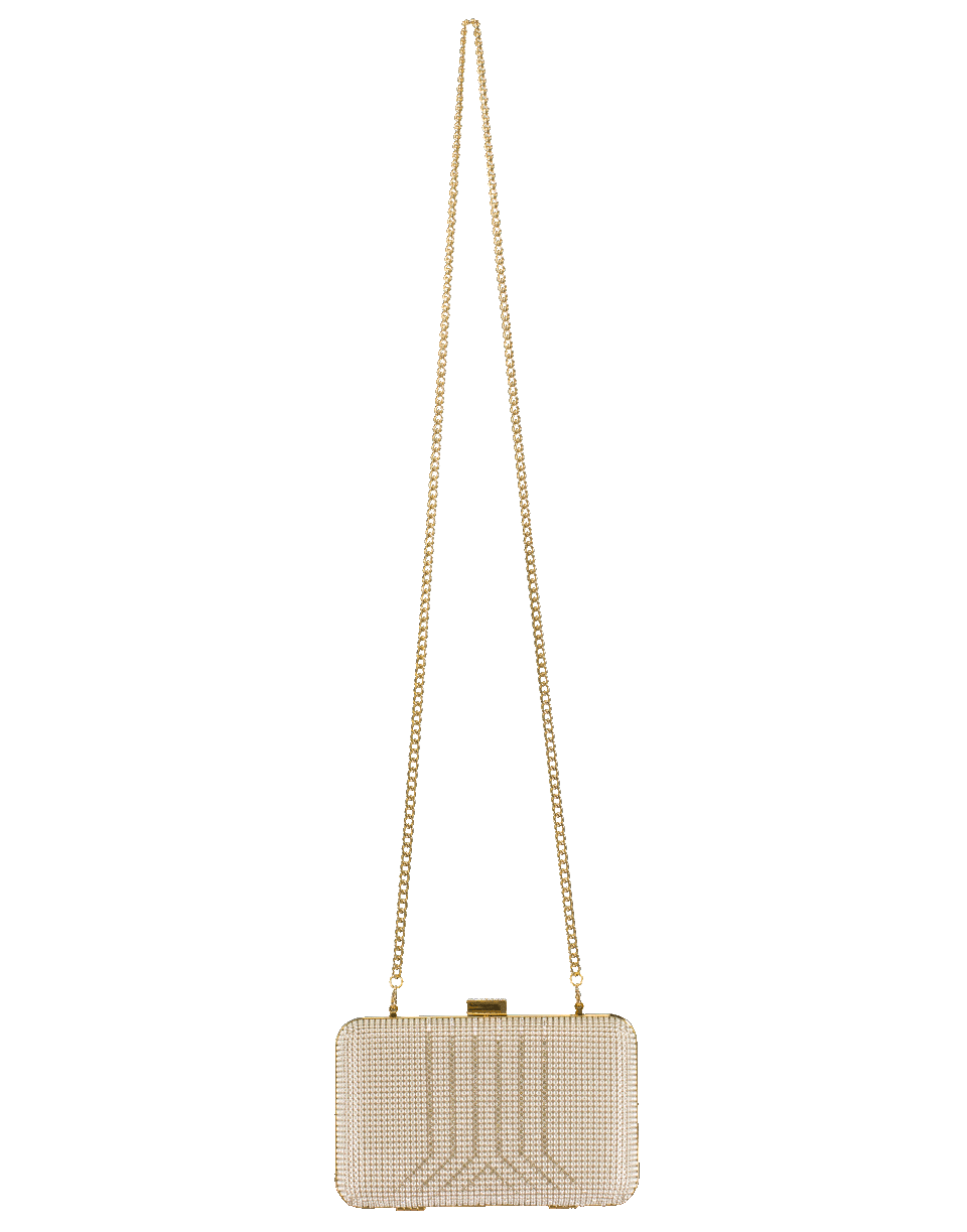 WHITING & DAVIS-Ives Crystal Minaudiere-PEARL