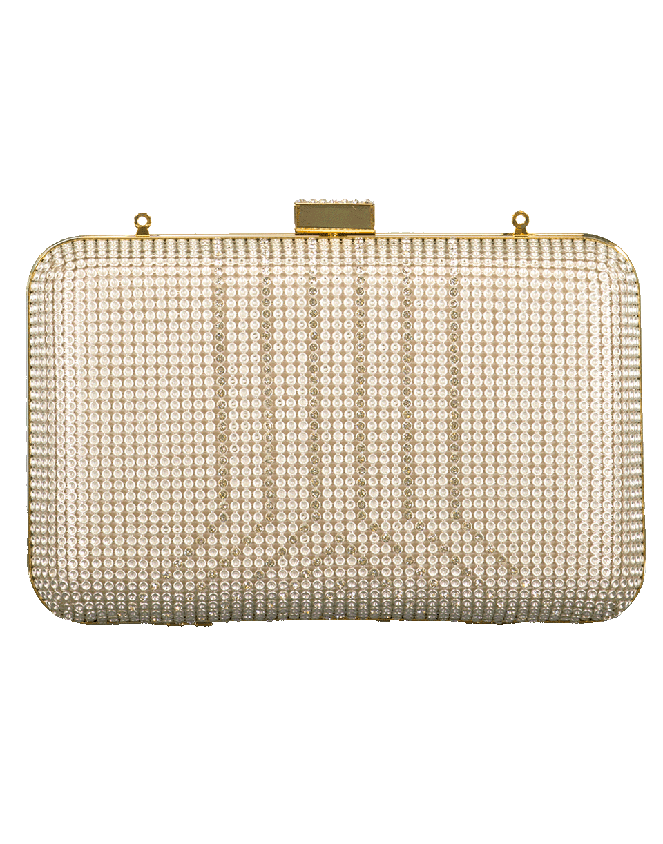 WHITING & DAVIS-Ives Crystal Minaudiere-PEARL