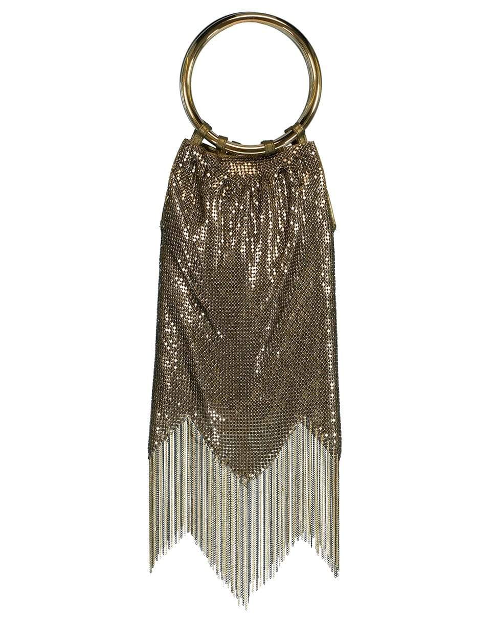 WHITING & DAVIS-Antique Gold Rio Bracelet Bag-ANTIQUE GOLD