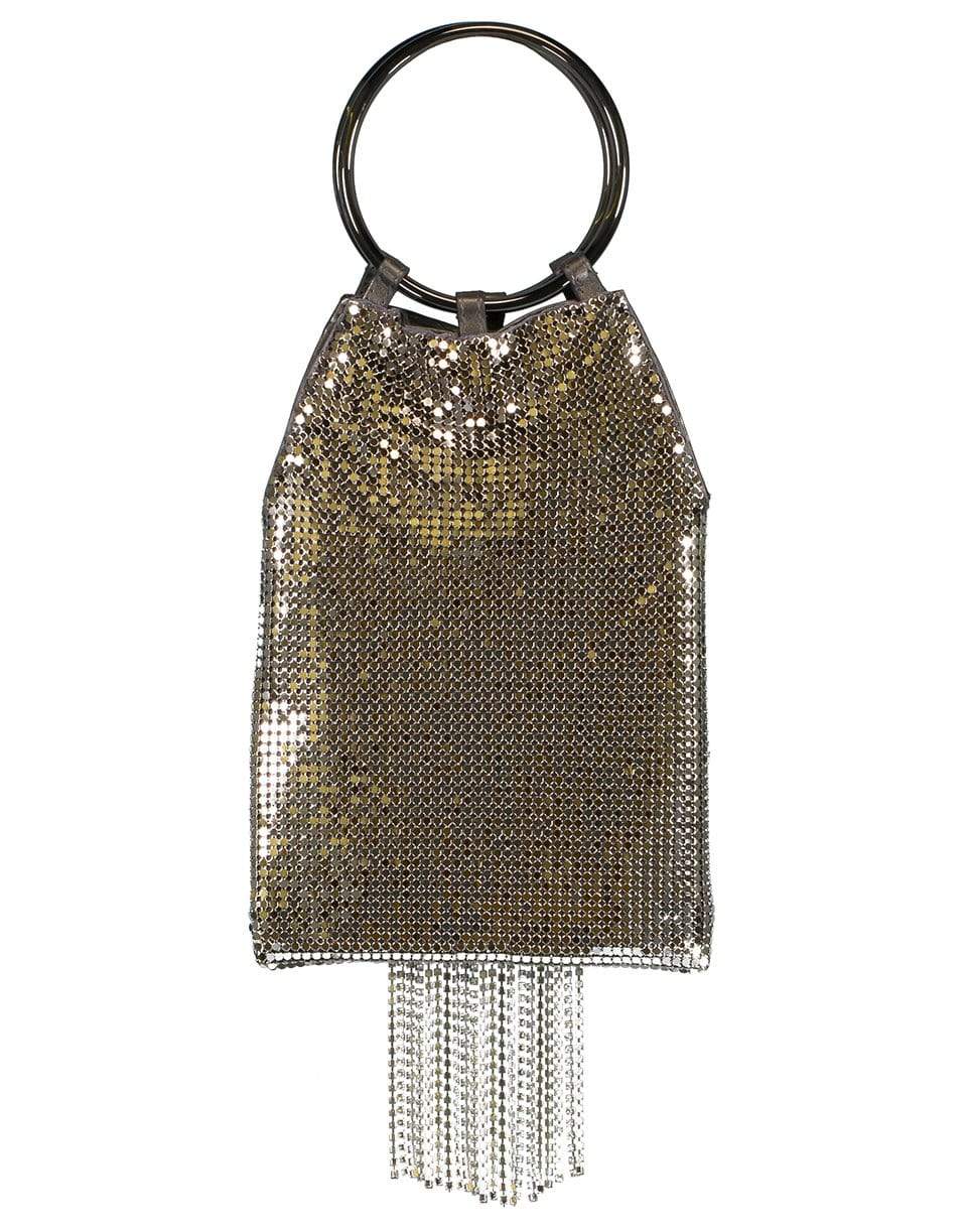 WHITING & DAVIS-Crystal Cascade Bag-PEWTER
