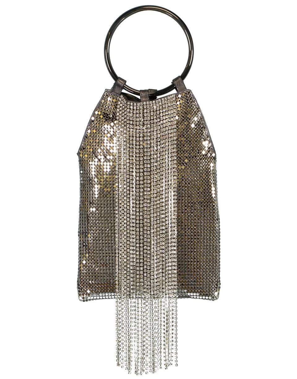 WHITING & DAVIS-Crystal Cascade Bag-PEWTER