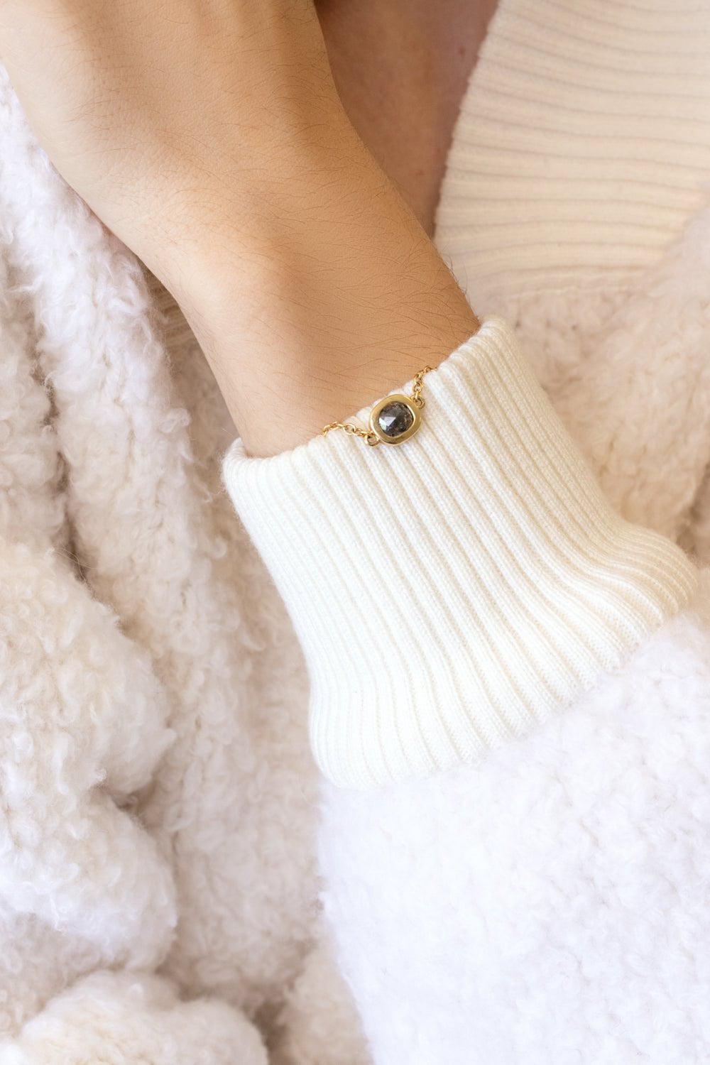 WITH LOVE-The Thinny Bracelet-YELLOW GOLD