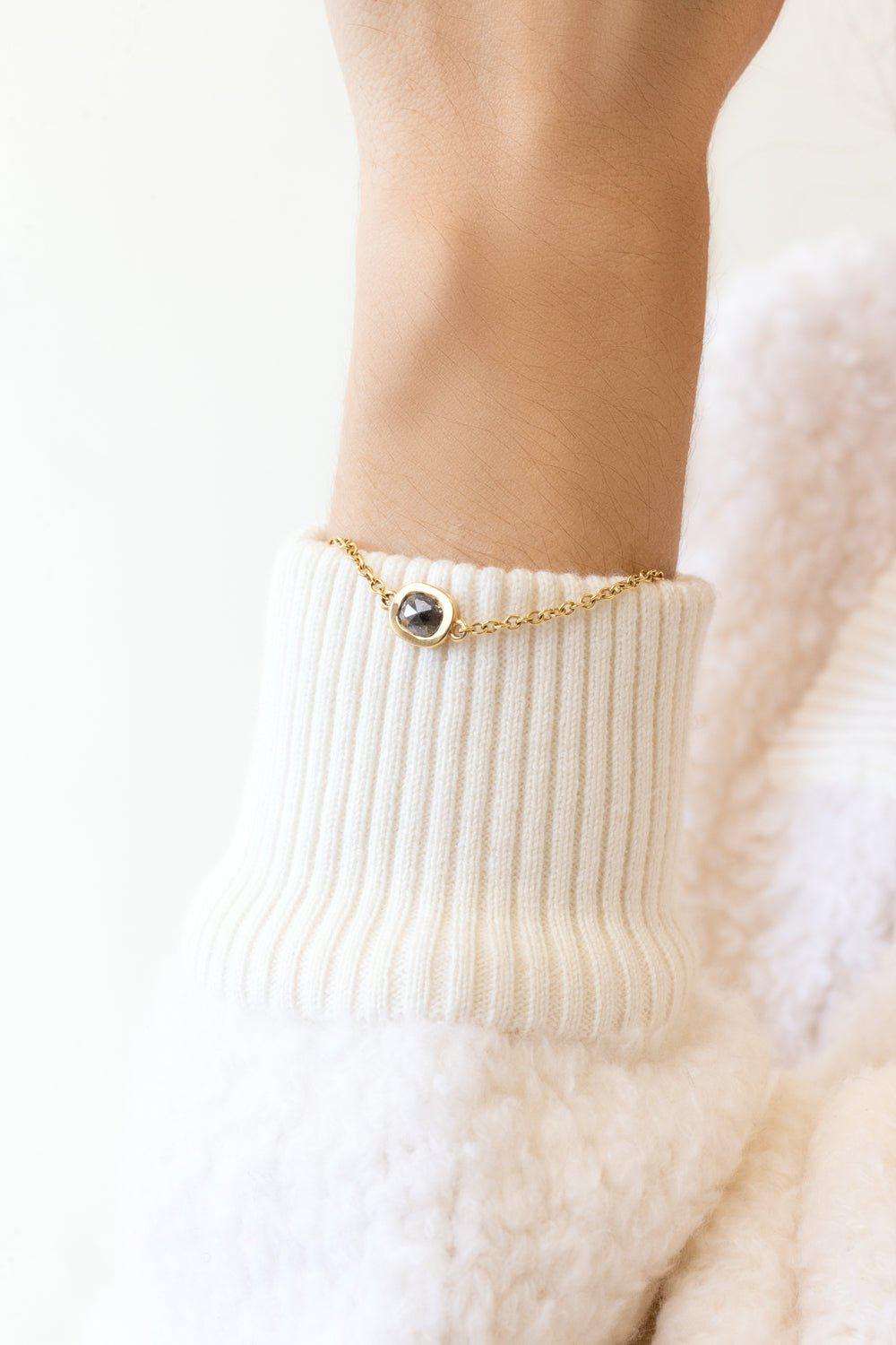 WITH LOVE-The Thinny Bracelet-YELLOW GOLD