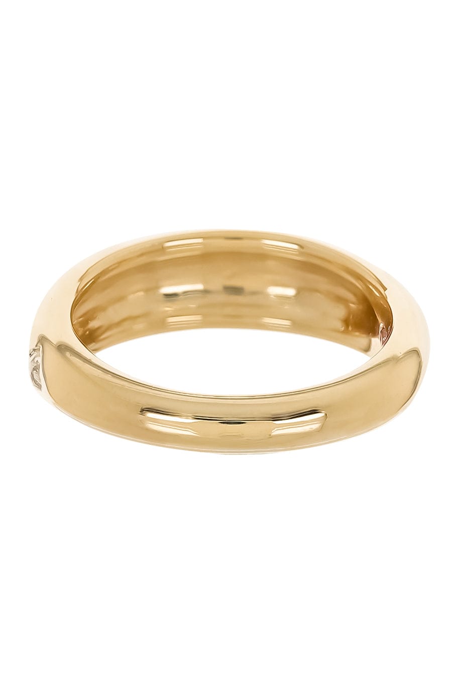 WITH LOVE-Mix Diamond Tapered Ring-YELLOW GOLD