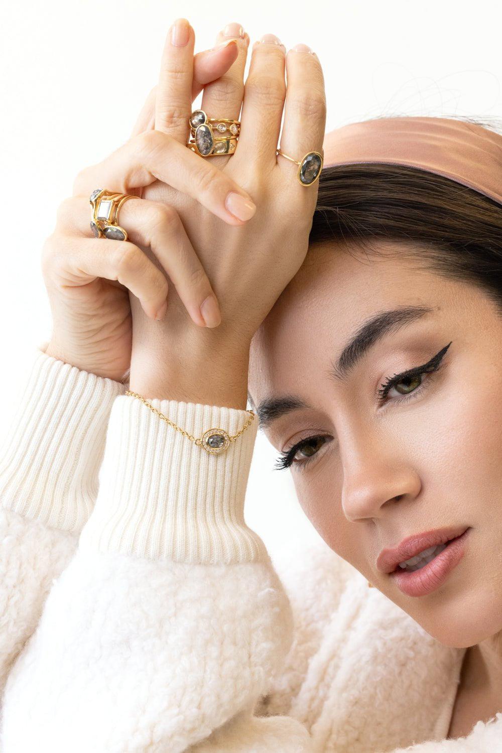 WITH LOVE-The Skinny Ring-YELLOW GOLD