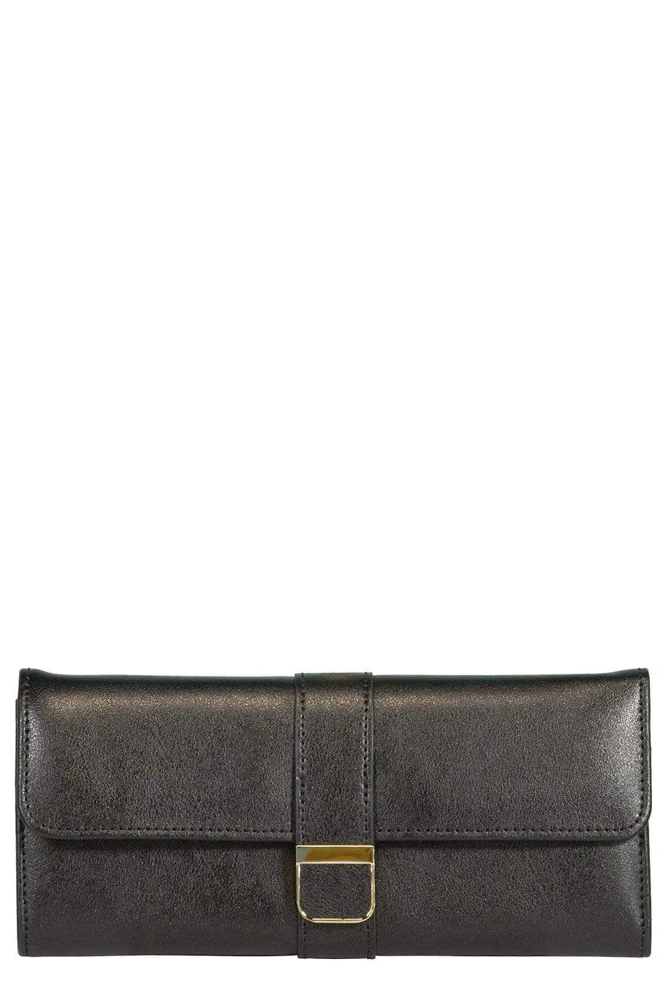 WOLF EST 1834-Palermo Jewelry Roll-BLACK