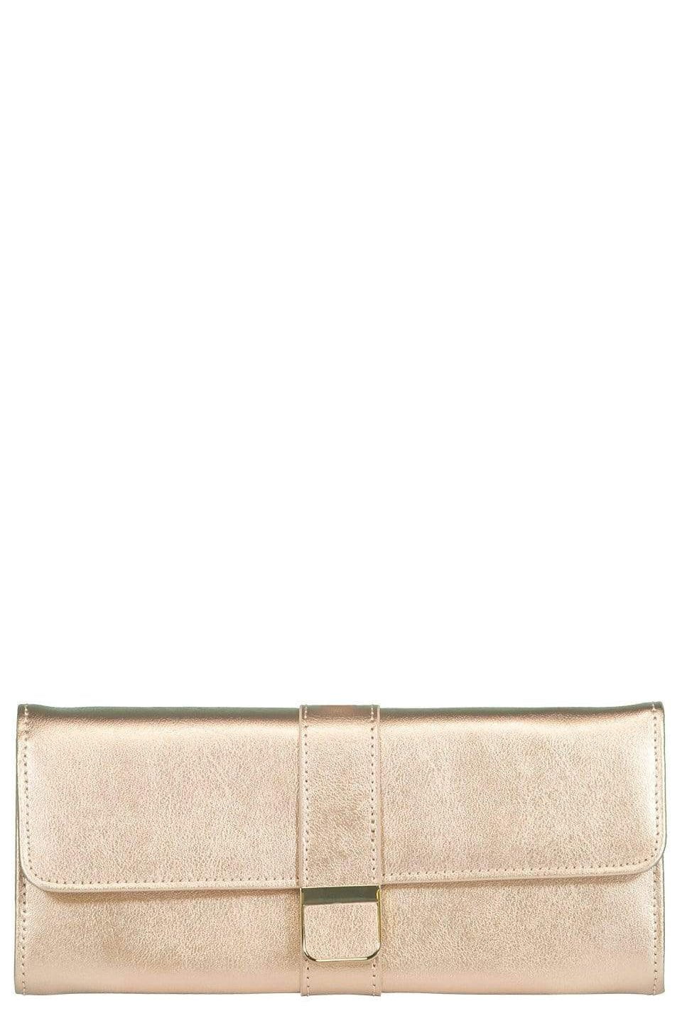 WOLF EST 1834-Palermo Jewelry Roll-ROSE GOLD