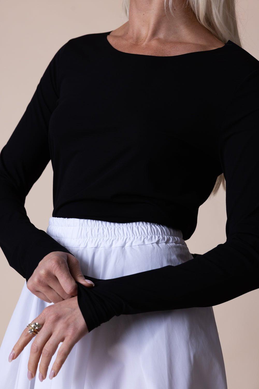 WOLFORD-Aurora Pure Pullover - Black-