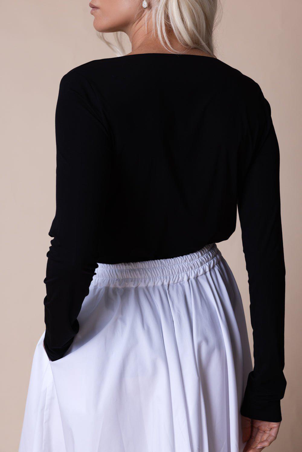 WOLFORD-Aurora Pure Pullover - Black-