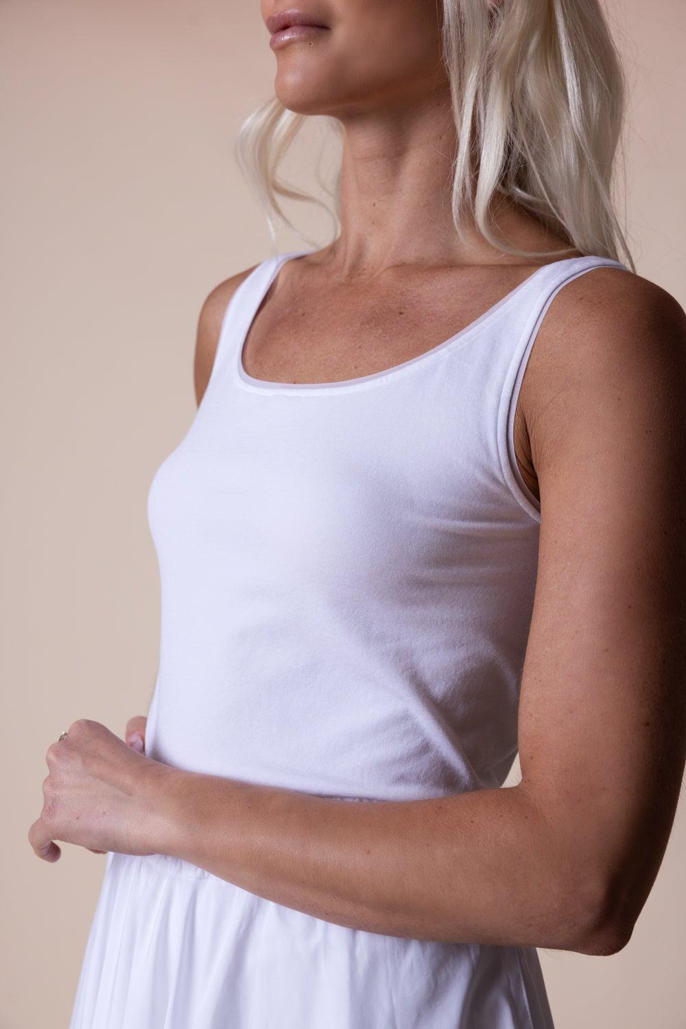 WOLFORD-Jamaika Tank - White-