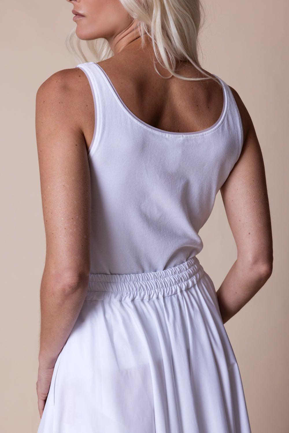 WOLFORD-Jamaika Tank - White-