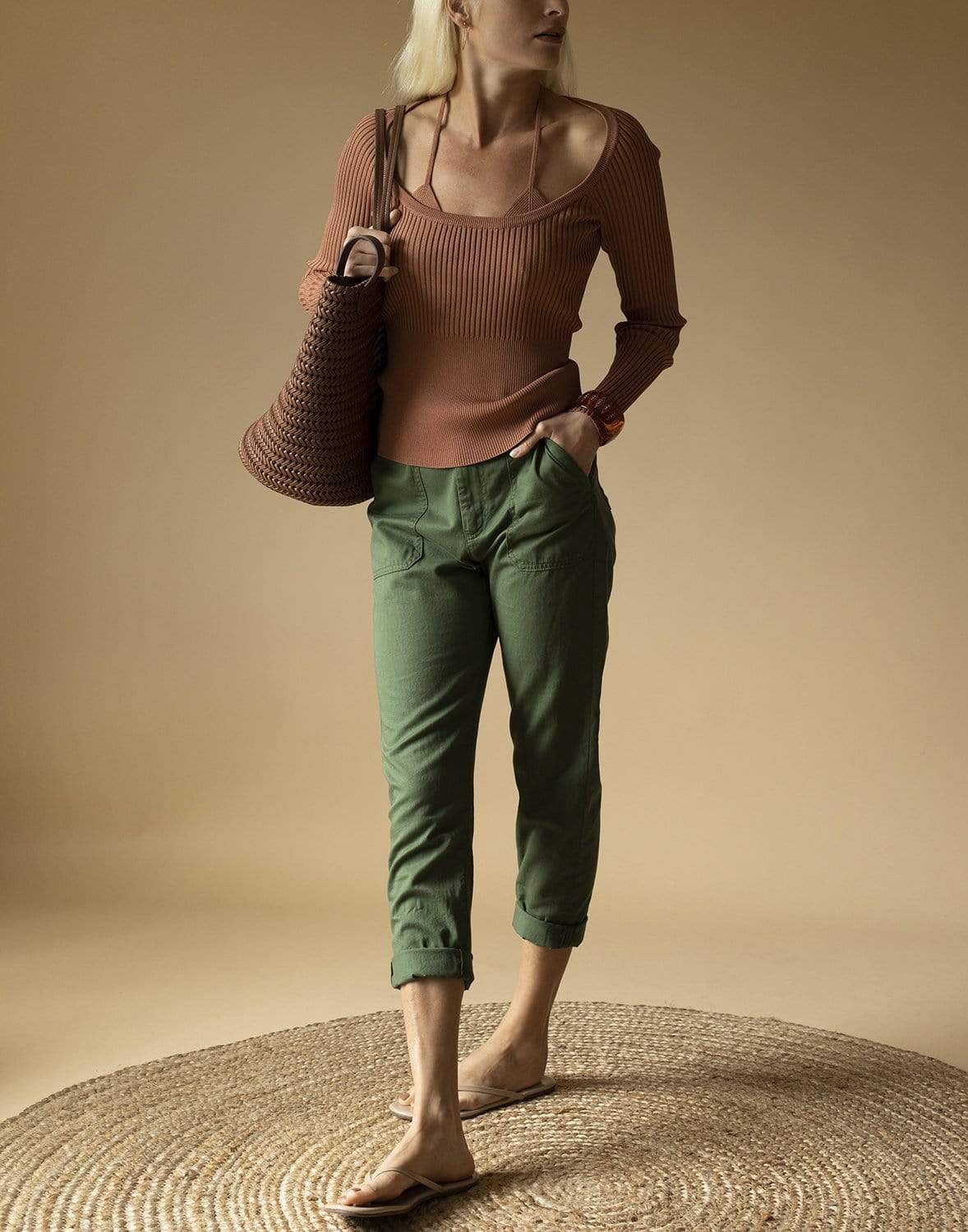 XÍRENA-Surplus Tucker Twill Pant-