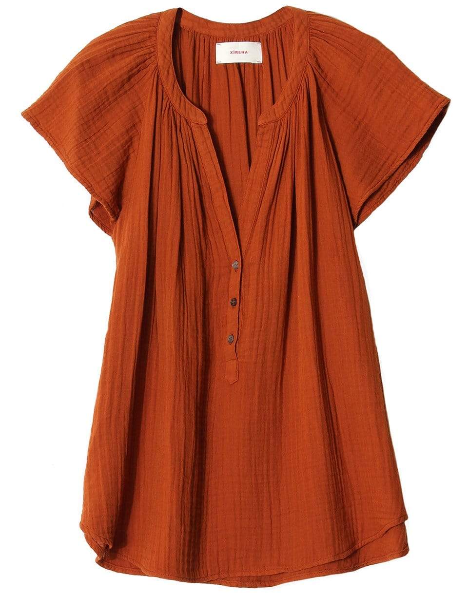 XÍRENA-Earth Tone Kimber Top-