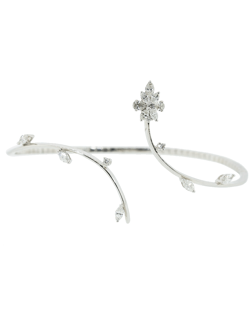 YEPREM JEWELLERY-Open Diamond Bracelet-WHITE GOLD