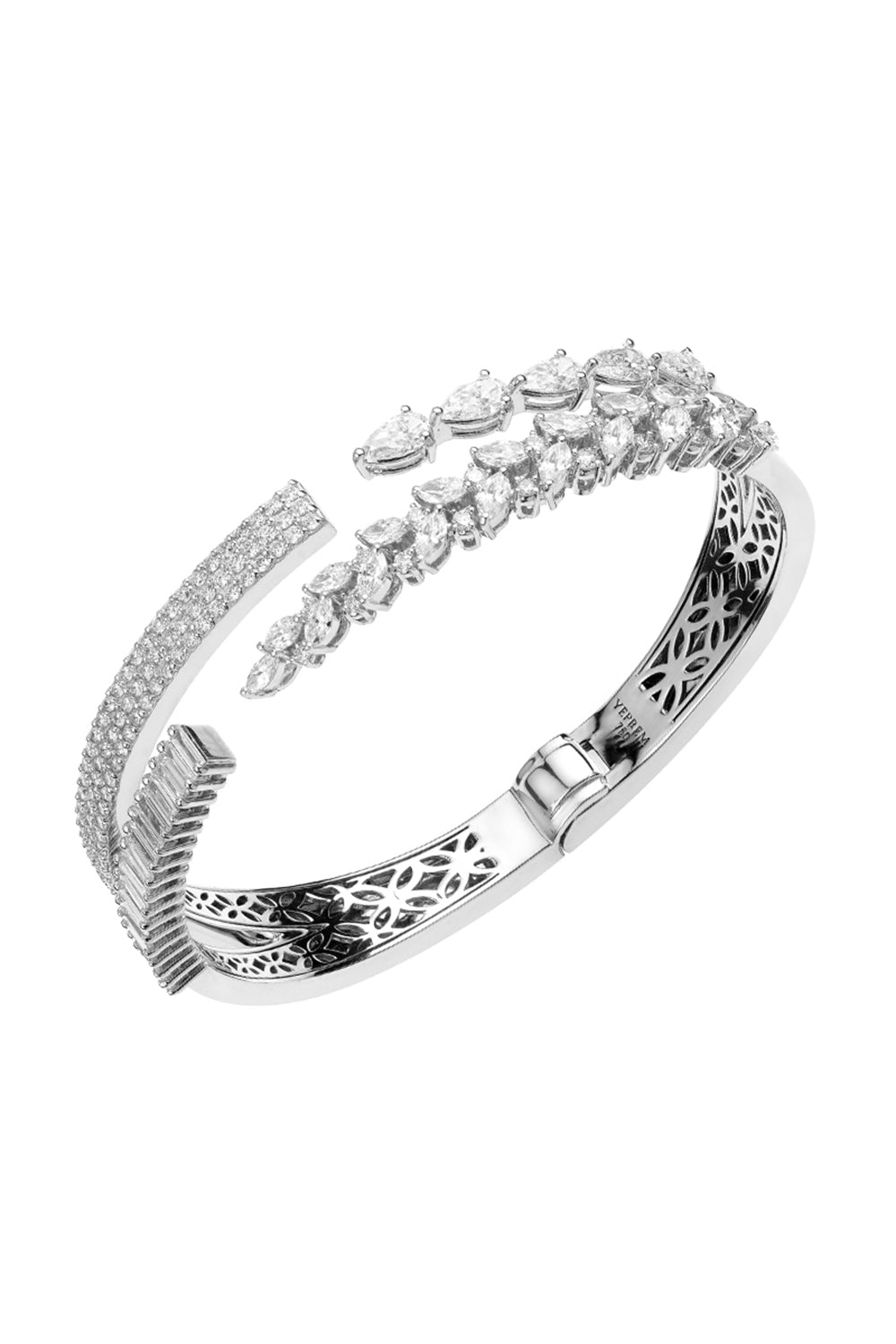Y-Couture Bangle Bracelet-WHITE GOLD-JEWELRYFINE JEWELBRACELET O-YEPREM JEWELLERY