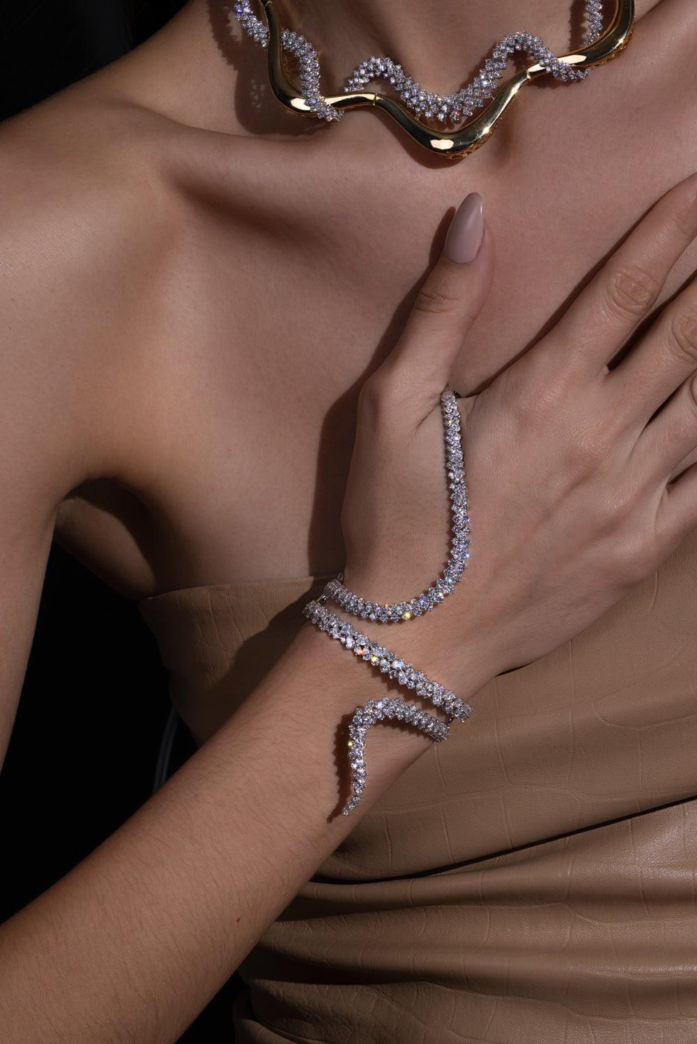 YEPREM JEWELLERY-Y-Couture Handpiece-WHITE GOLD