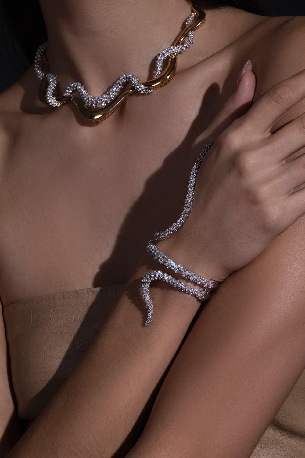 YEPREM JEWELLERY-Y-Couture Handpiece-WHITE GOLD
