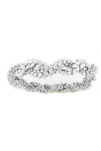Y-Couture Statement Diamond Bracelet-WHITE GOLD-JEWELRYFINE JEWELBRACELET O-YEPREM JEWELLERY