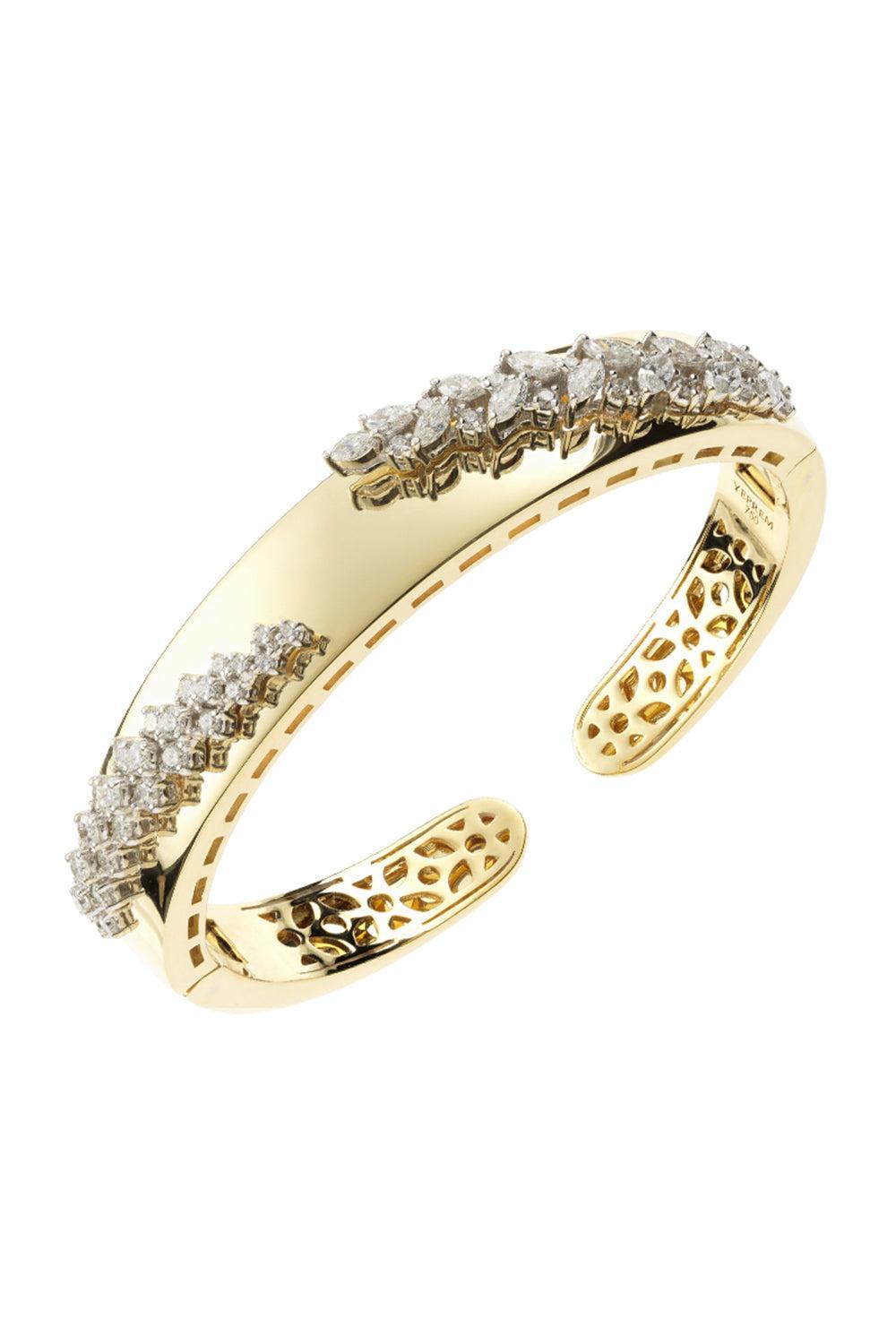 Golden Strada Bangle Bracelet-YELLOW GOLD-JEWELRYFINE JEWELBRACELET O-YEPREM JEWELLERY