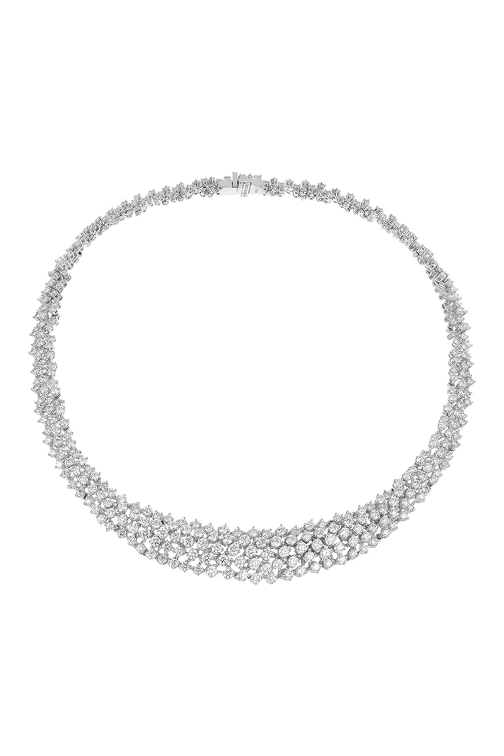 Y-Couture Statement Necklace-WHITE GOLD-JEWELRYFINE JEWELNECKLACE O-YEPREM JEWELLERY