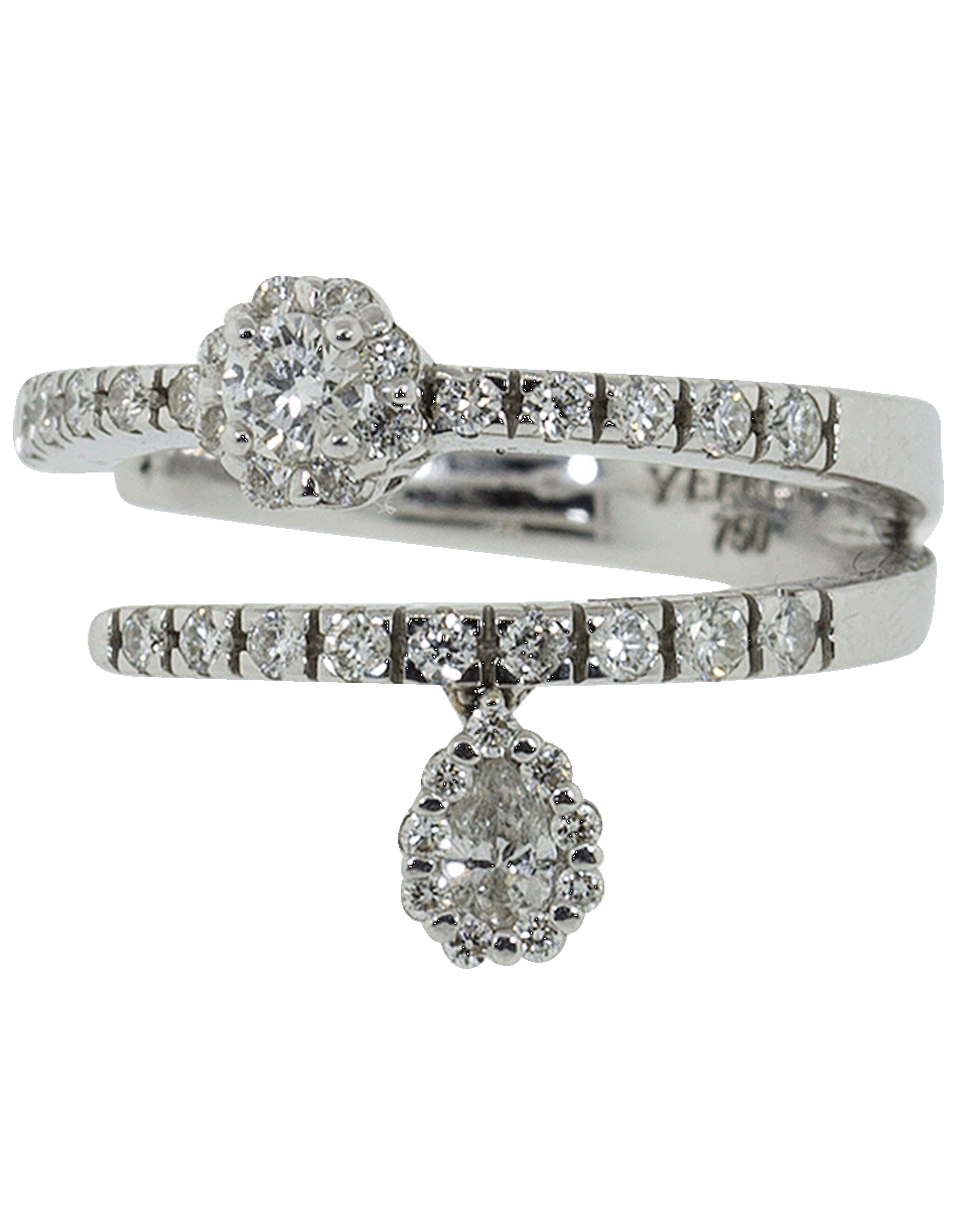 YEPREM JEWELLERY-Two Coil Diamond Ring-WHITE GOLD