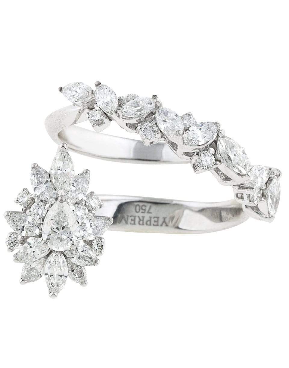 YEPREM JEWELLERY-Diamond Wrap Ring-WHITE GOLD