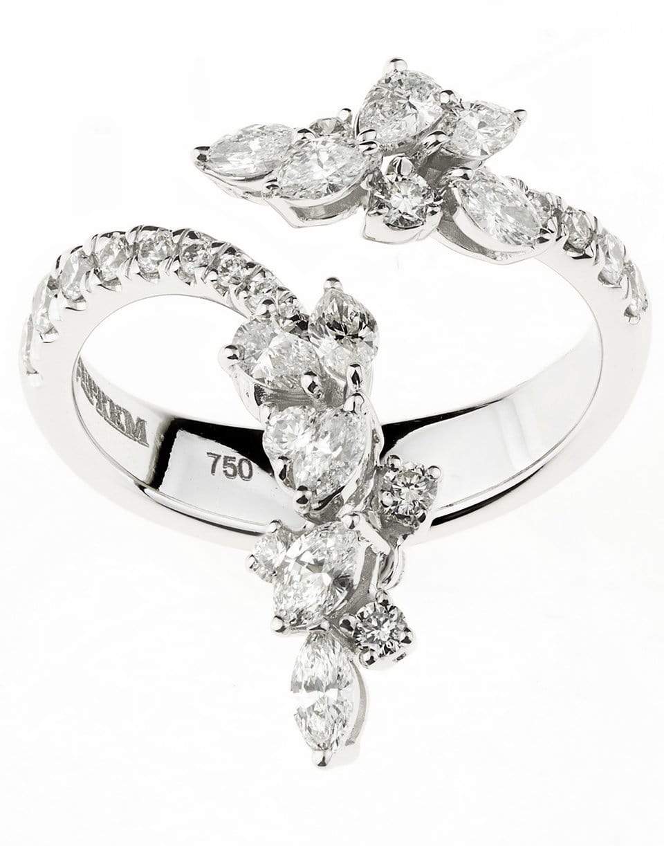 YEPREM JEWELLERY-Diamond Wrap Ring-WHITE GOLD