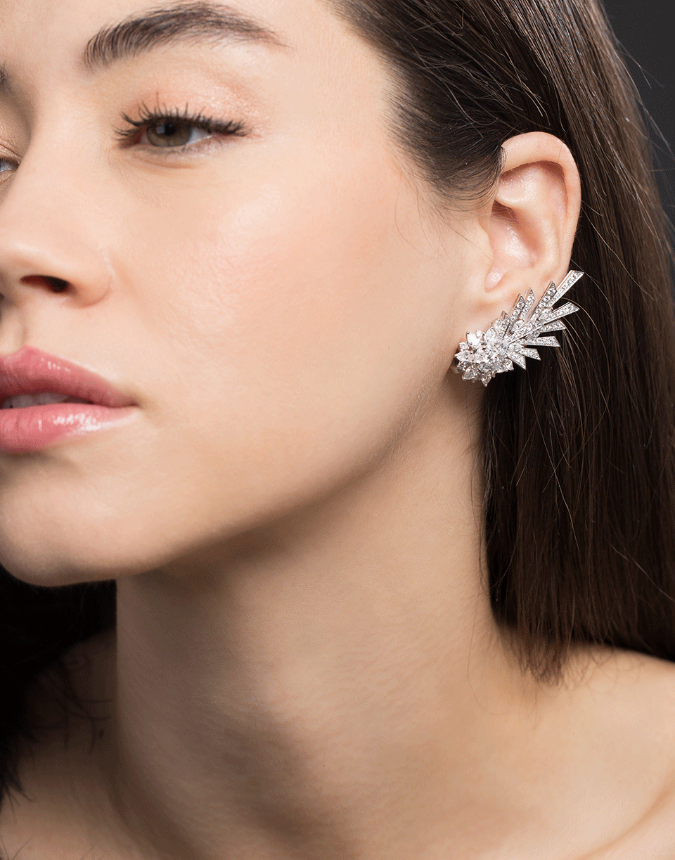 YEPREM JEWELLERY-Diamond Earrings-WHITE GOLD