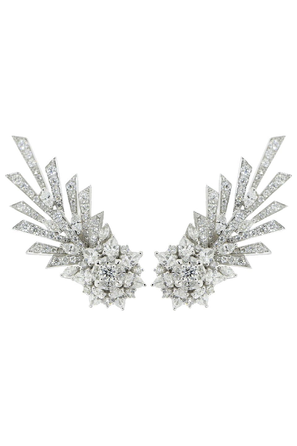 YEPREM JEWELLERY-Diamond Earrings-WHITE GOLD