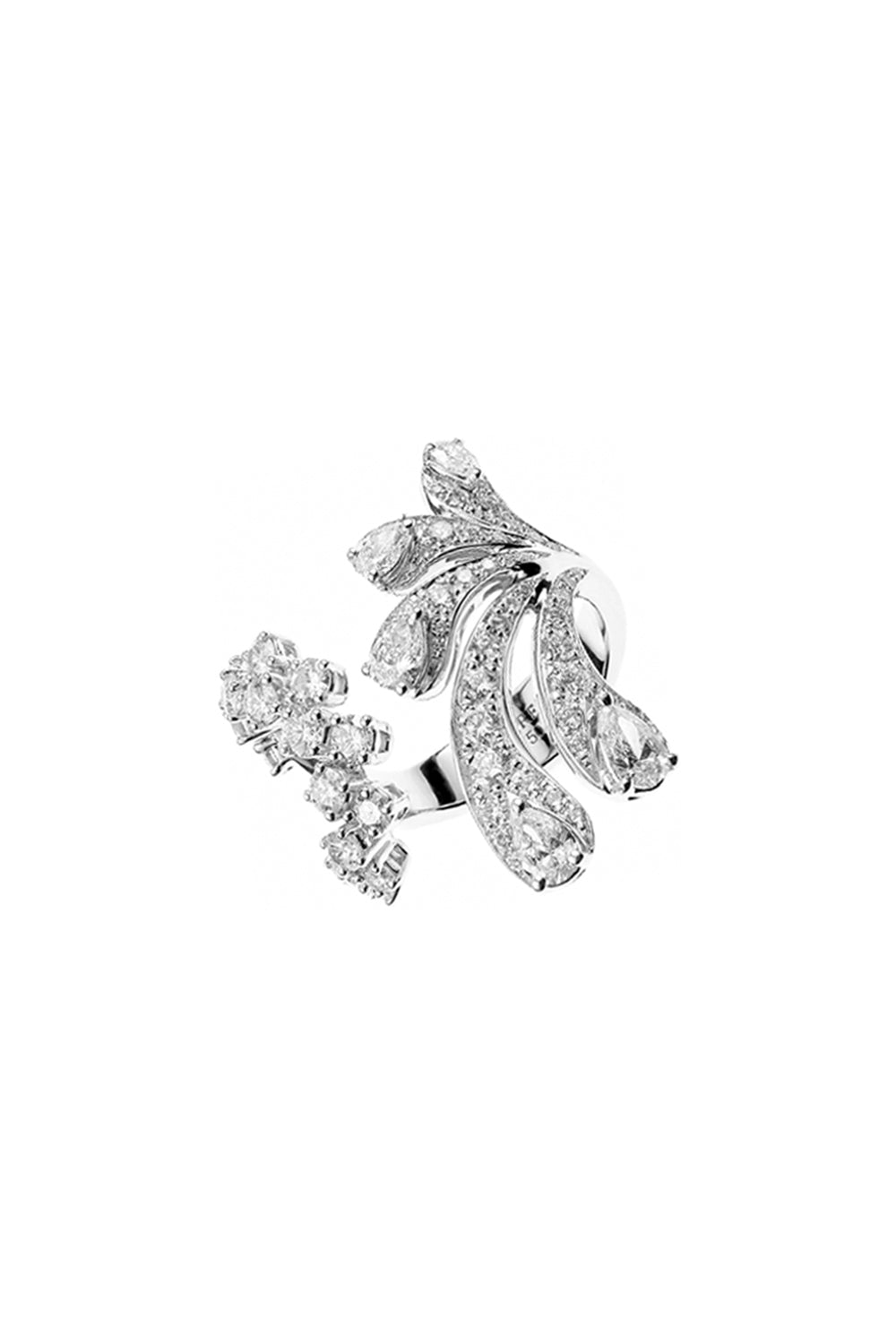 Y-Not Diamond Ring-WHITE GOLD-JEWELRYFINE JEWELRING-YEPREM JEWELLERY