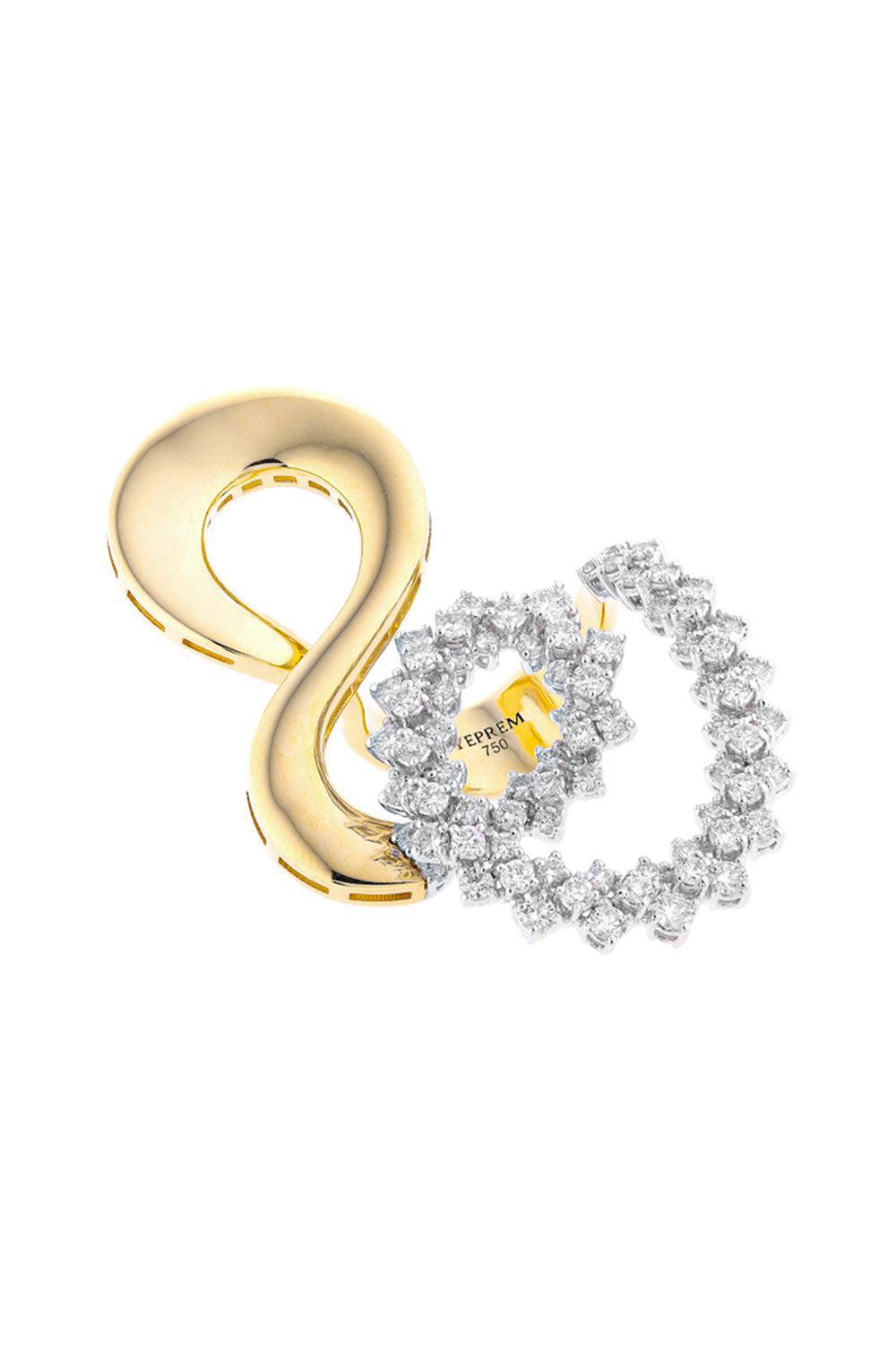 Golden Strada Stackable Ring-YELLOW GOLD-6-JEWELRYFINE JEWELRING-YEPREM JEWELLERY