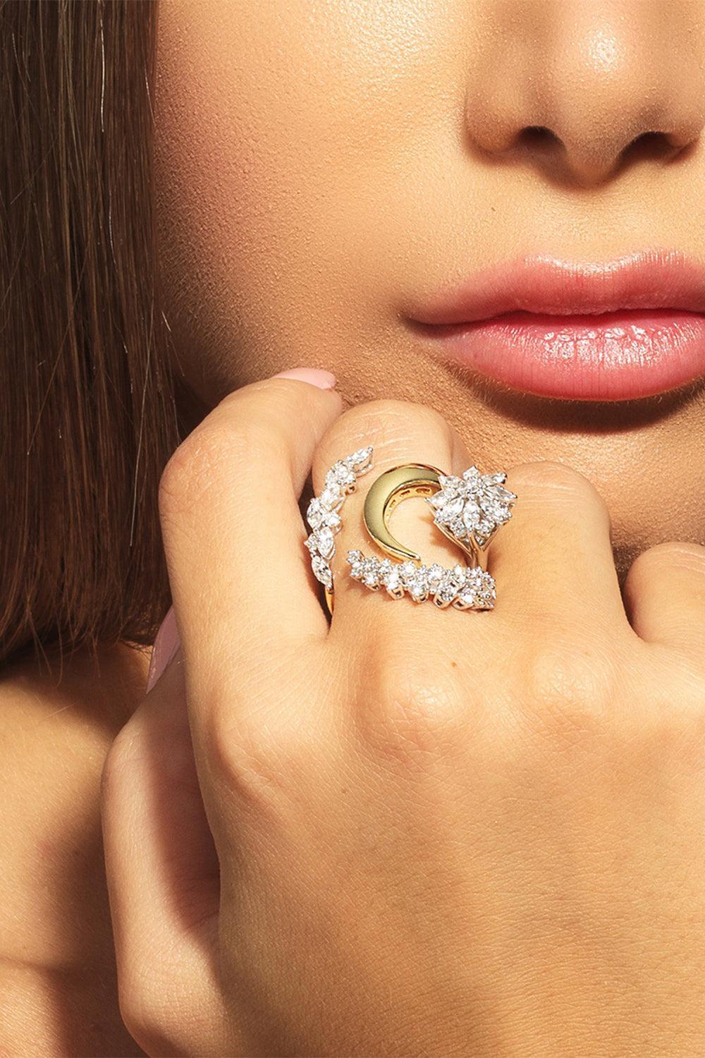 Golden Strada Stackable Ring-YELLOW GOLD-6.5-JEWELRYFINE JEWELRING-YEPREM JEWELLERY