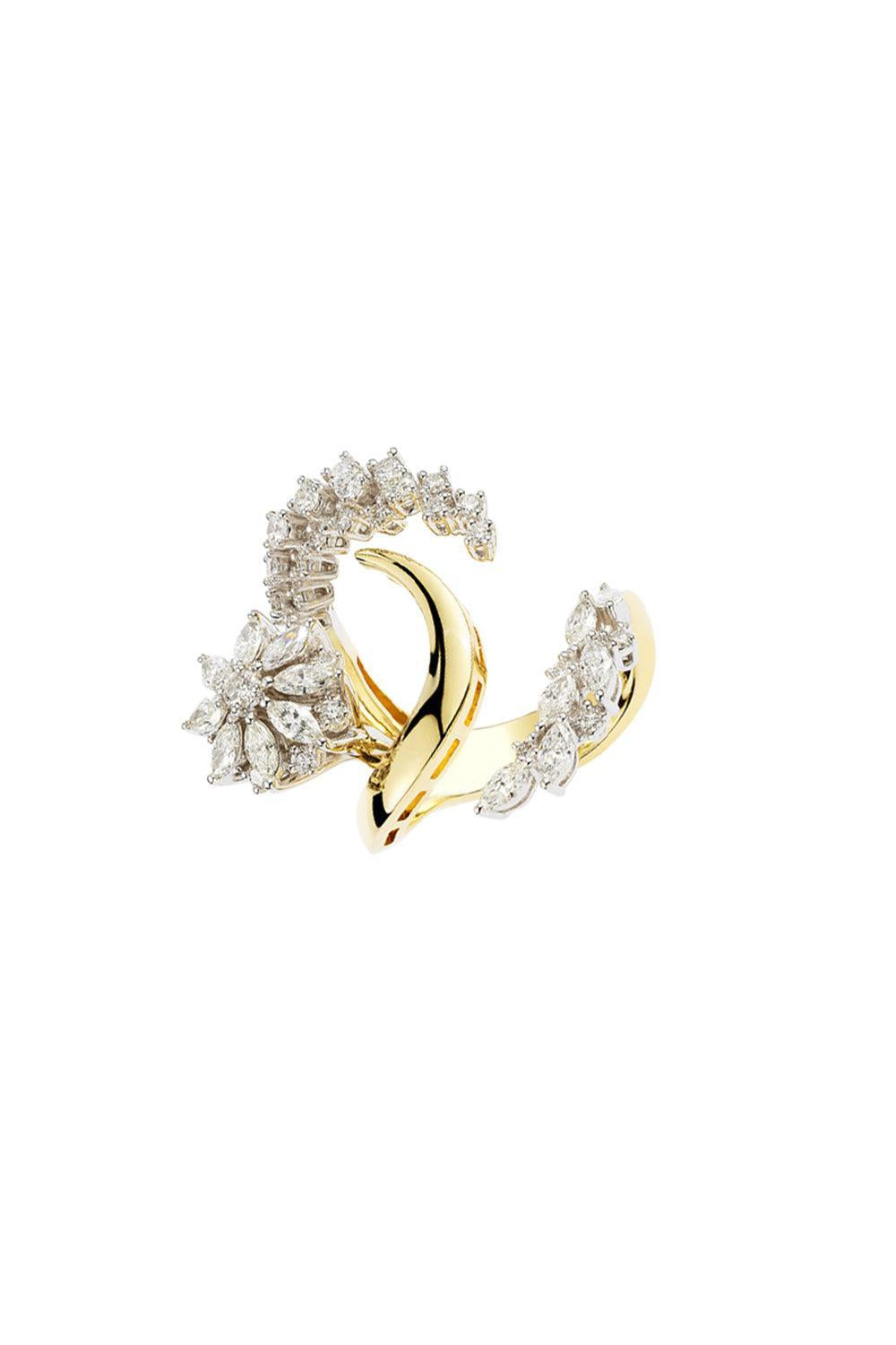 Golden Strada Stackable Ring-YELLOW GOLD-6.5-JEWELRYFINE JEWELRING-YEPREM JEWELLERY