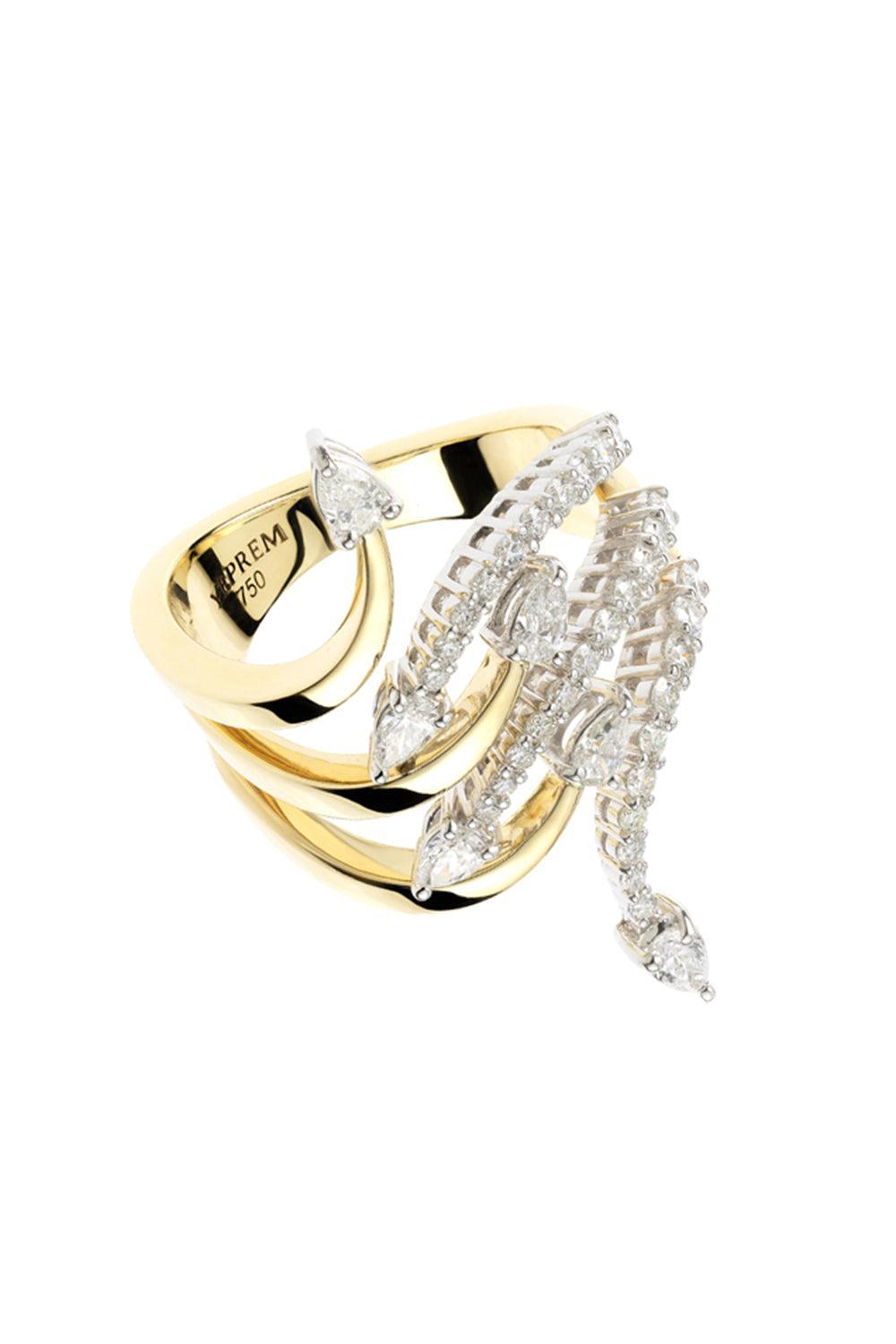 Golden Strada Stackable Ring-YELLOW GOLD-6.5-JEWELRYFINE JEWELRING-YEPREM JEWELLERY